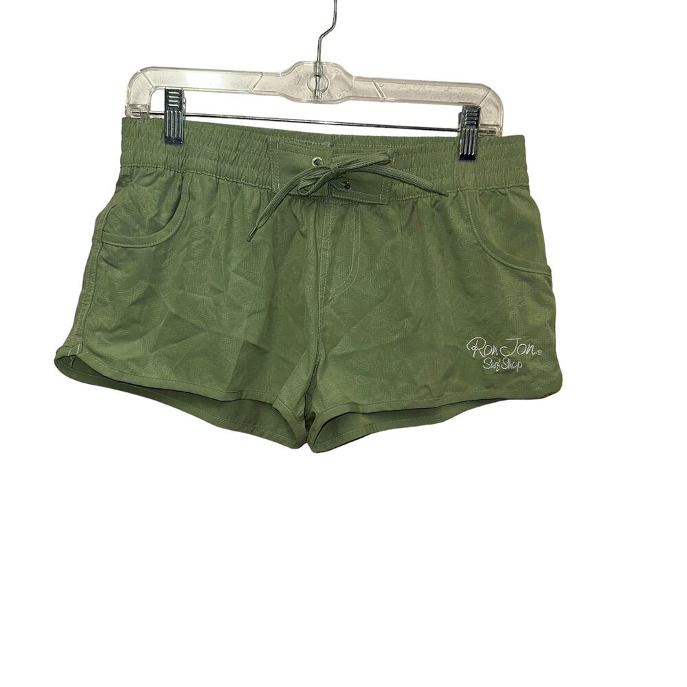 Ron Jon‎ Surf Shop Sage Green Swim Shorts Women's Large